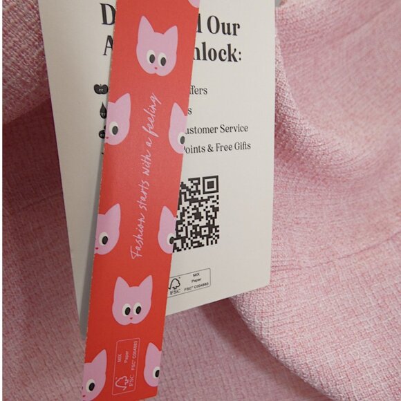 NWT Cider Pink Strapless Bow Mini Dress M Coquette Barbiecore Mean Girls - Picture 13 of 13